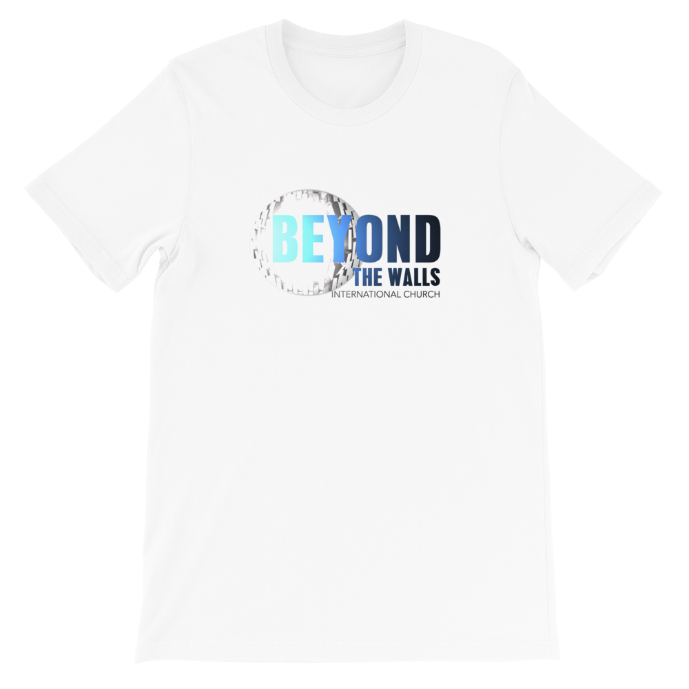 BTWI Lightning Logo Short-Sleeve Unisex T-Shirt - White - Beyond The Walls Int'l