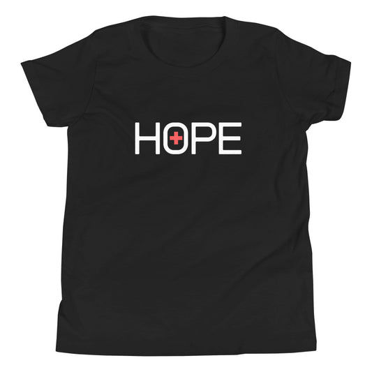 HOPE Youth Unisex Short Sleeve Black T-Shirt - Beyond The Walls Int'l
