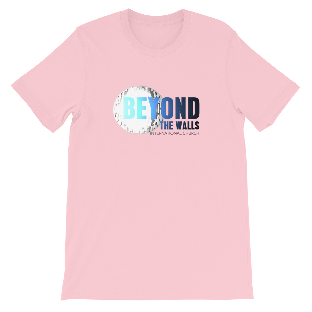 BTWI Lightning Logo Short-Sleeve Unisex T-Shirt - Pink - Beyond The Walls Int'l