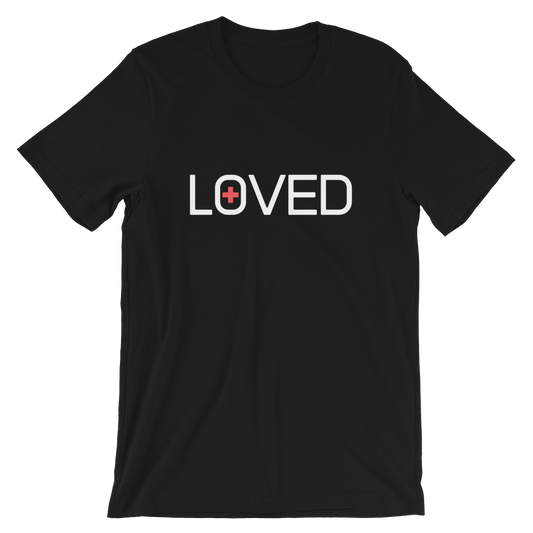 LOVED Short-Sleeve Unisex T-Shirt - Black - Beyond The Walls Int'l