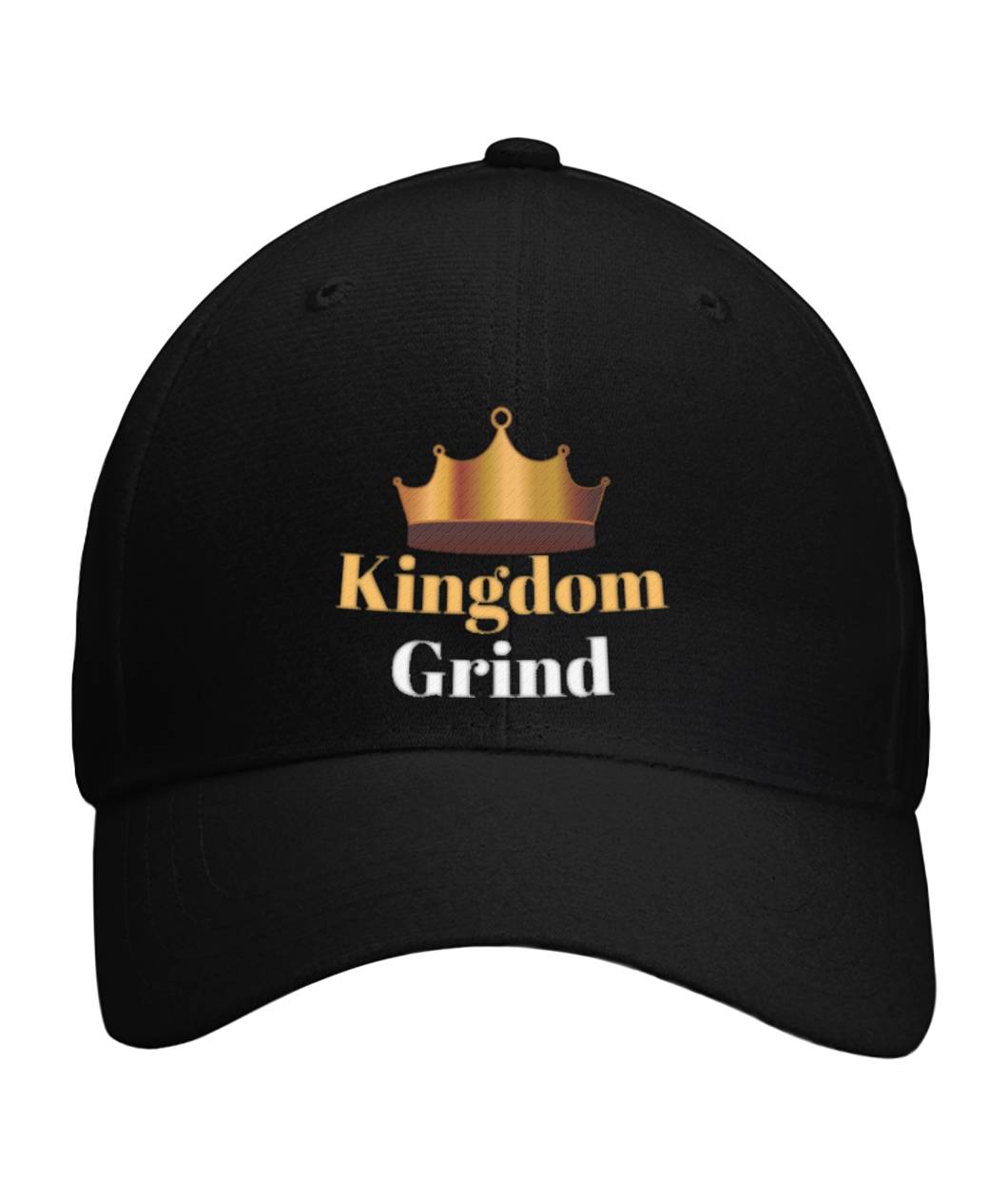 Kingdom Grind Black Unisex Hat Curved Bill Velcro Strap - Beyond The Walls Int'l