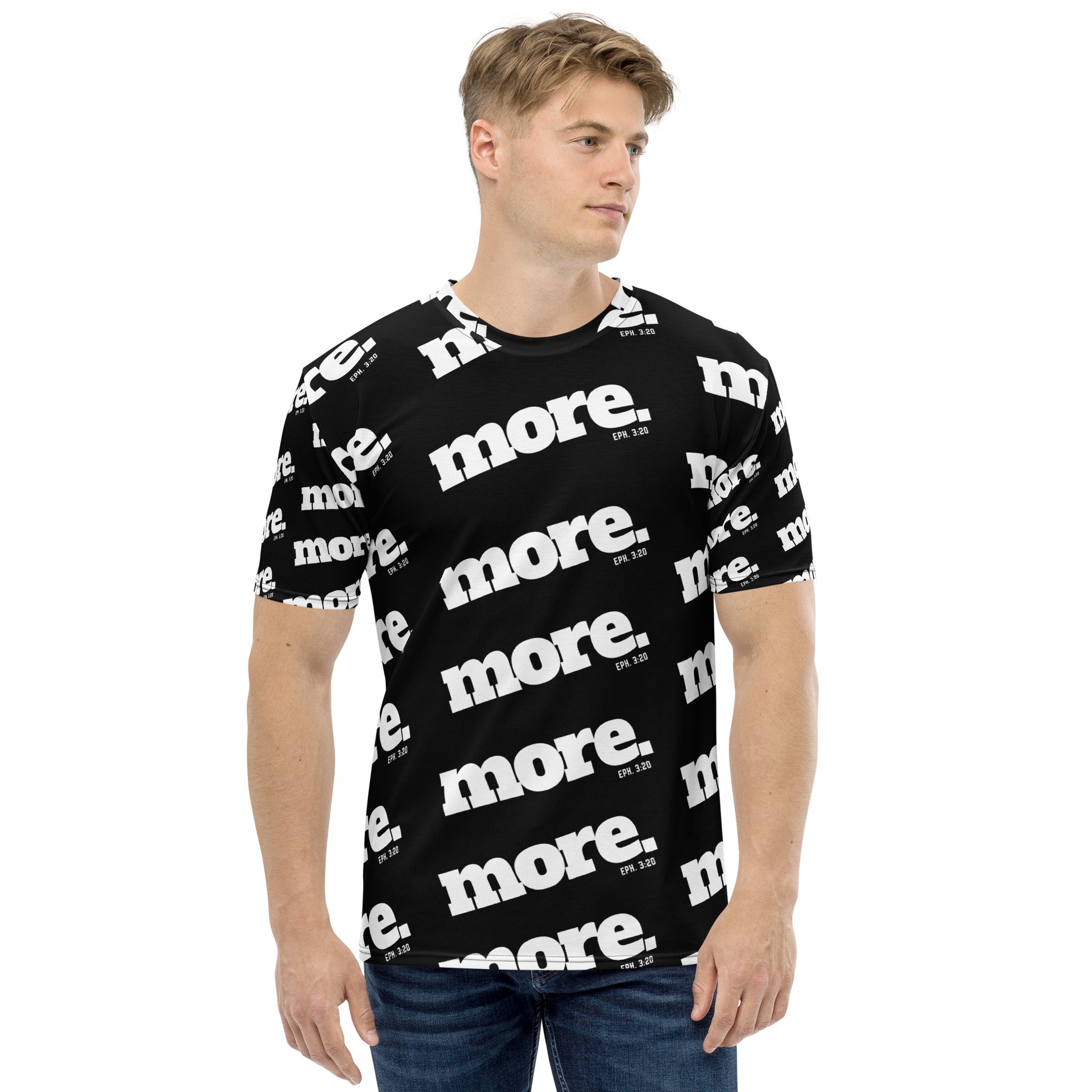 MORE Men's Print All-Over T-shirt - Beyond The Walls Int'l