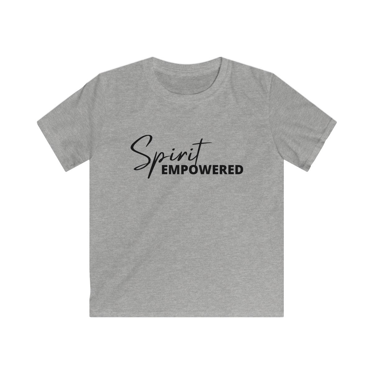 Spirit Empowered (Black Font) Kids T-Shirts (5 Colors) - Beyond The Walls Int'l