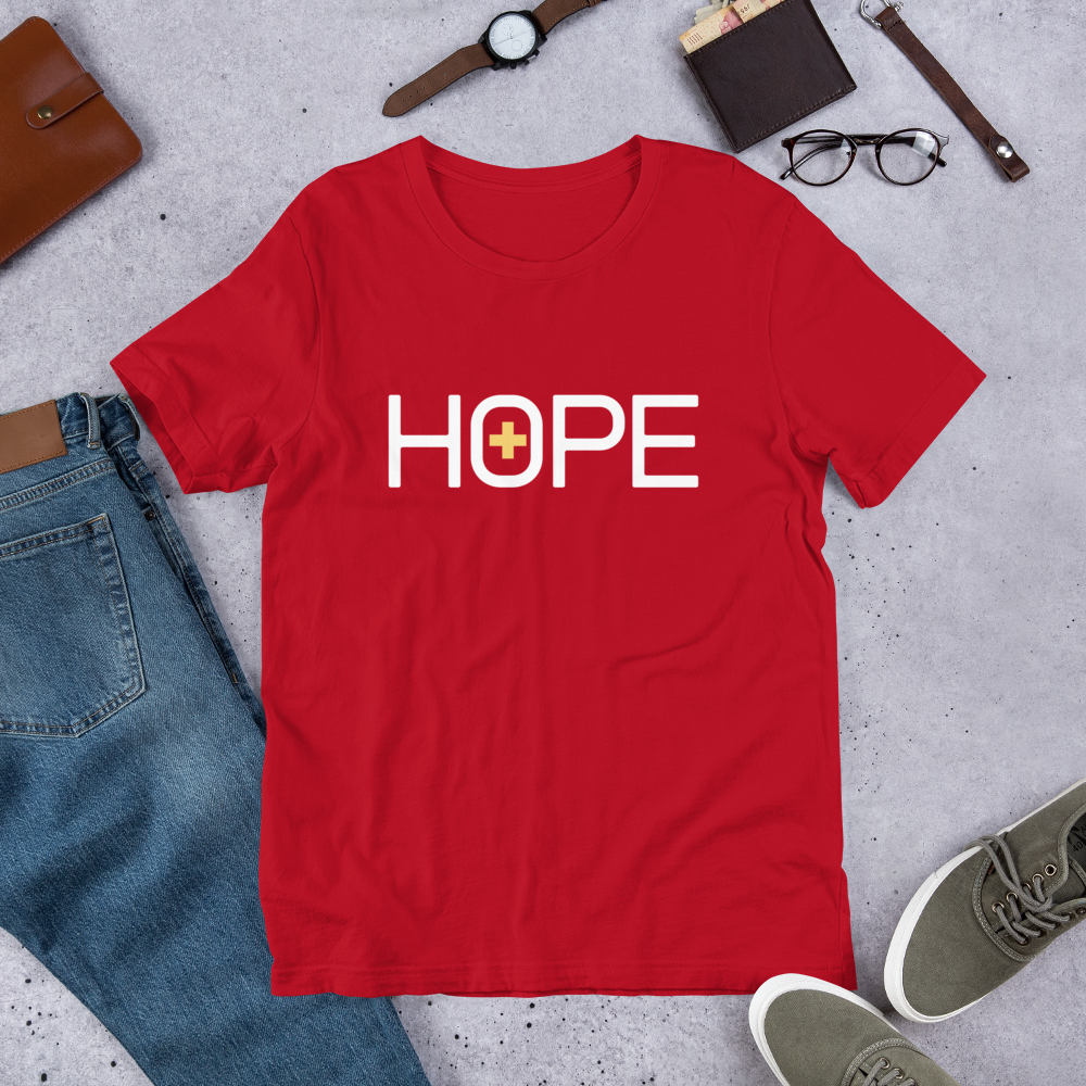 HOPE Short-Sleeve Unisex T-Shirt - Red - Beyond The Walls Int'l
