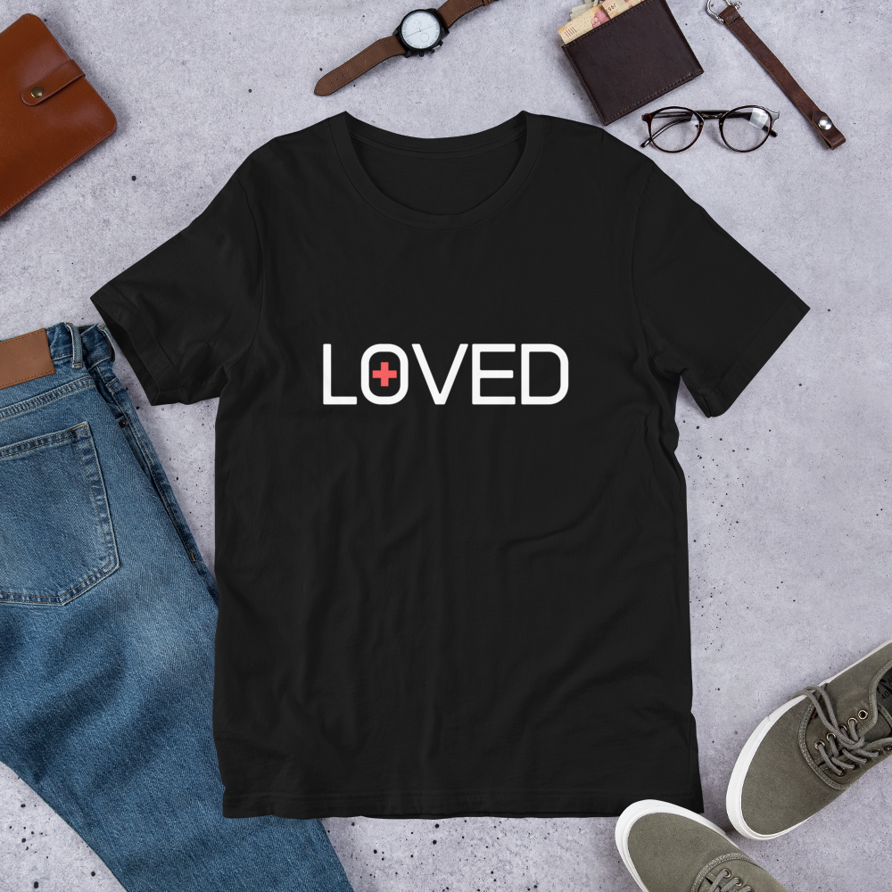 LOVED Short-Sleeve Unisex T-Shirt - Black - Beyond The Walls Int'l