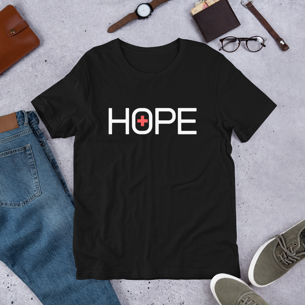 HOPE Short-Sleeve Unisex T-Shirt - Black - Beyond The Walls Int'l