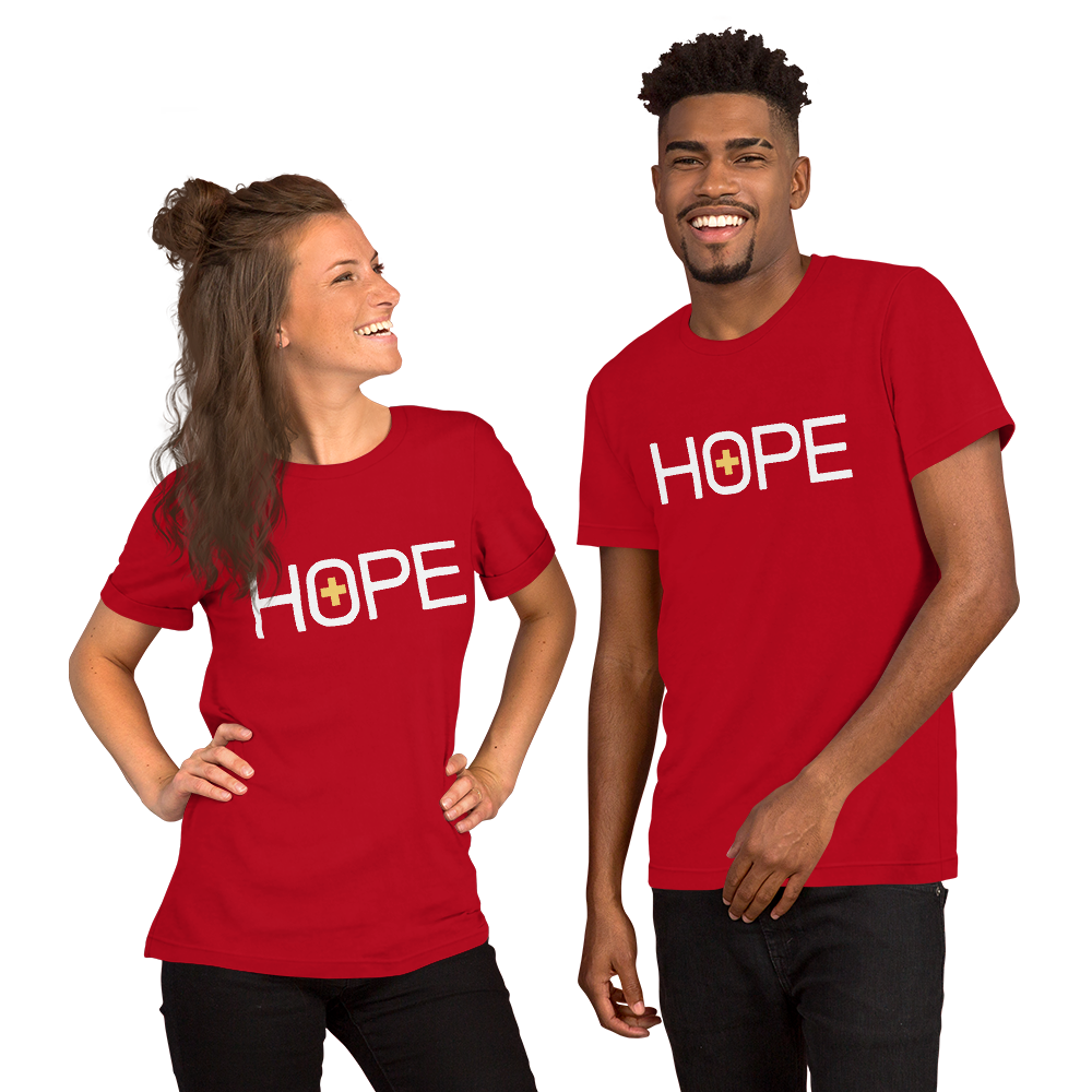 HOPE Short-Sleeve Unisex T-Shirt - Red - Beyond The Walls Int'l