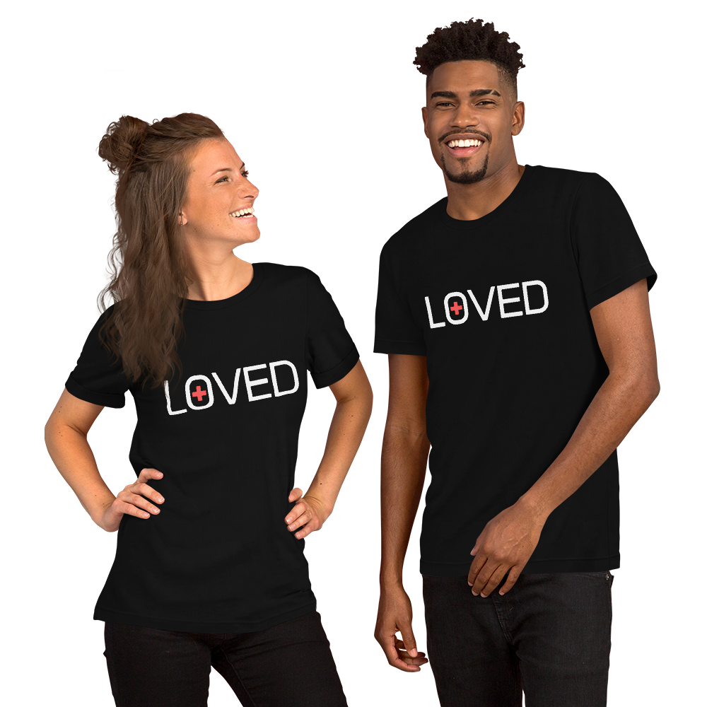 LOVED Short-Sleeve Unisex T-Shirt - Black - Beyond The Walls Int'l