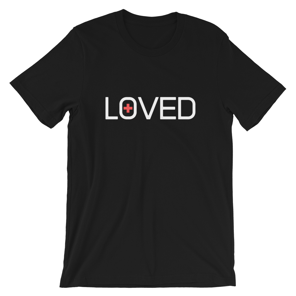 LOVED Short-Sleeve Unisex T-Shirt - Black - Beyond The Walls Int'l
